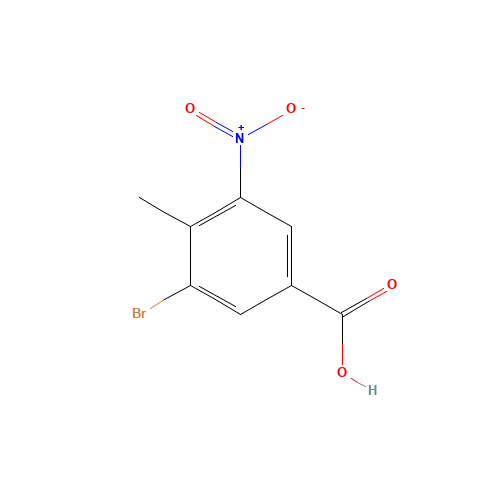 3-Bromo-4-methyl-5-nitrobenzoic acid (CAS: 34545-20-5) - Related Chemical Product