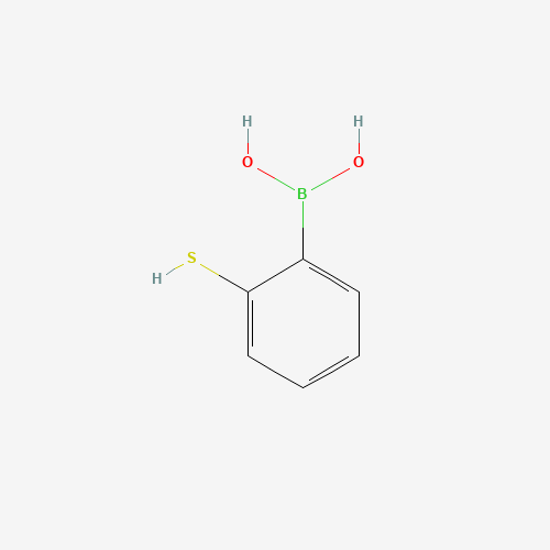 (3-Sulfanylphenyl)boronic acid (CAS: 352526-00-2) - Chemical Structure and Molecular Formula 