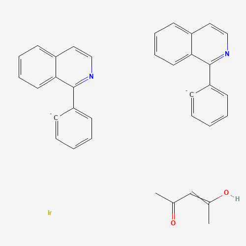 Bis(1-phenyl-isoquinoline)(Acetylacetonato)iridium(III) (CAS: 435294-03-4) - Related Chemical Product
