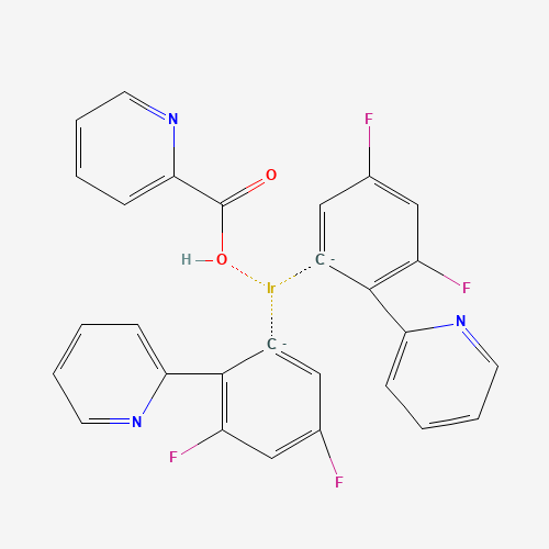 Firpic (CAS: 376367-93-0) - Chemical Structure and Molecular Formula 
