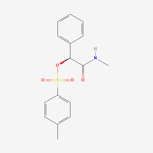 (S)-2-(METHYLAMINO)-2-OXO-1-PHENYLETHYL 4-METHYLBENZENESULFONATE (CAS: 871224-68-9) - Chemical Structure and Molecular Formula 