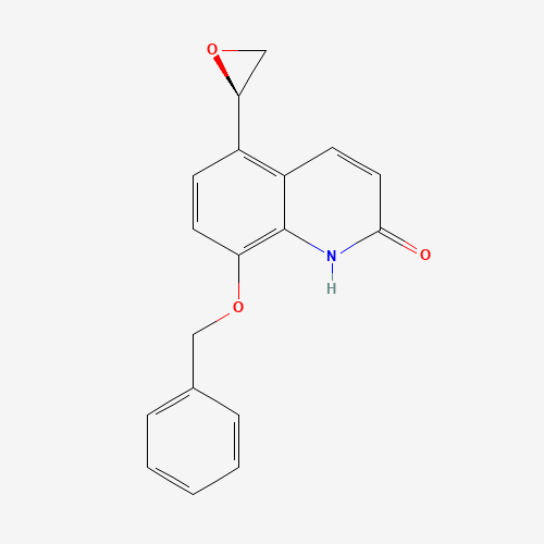 2(1H)-Quinolinone, 5-(2R)-oxiranyl-8-(phenylmethoxy)- (CAS: 173140-90-4) - Chemical Structure and Molecular Formula 