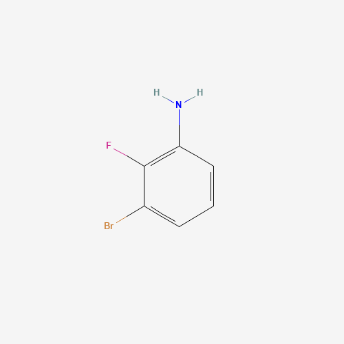 3-Bromo-2-fluoroaniline (CAS: 58534-95-5) - Chemical Structure and Molecular Formula 