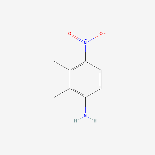 2,3-DIMETHYL-4-NITROANILINE (CAS: 80879-86-3) - Chemical Structure and Molecular Formula 