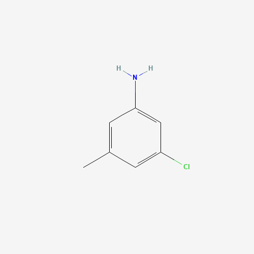 3-Chloro-5-methylaniline (CAS: 29027-20-1) - Chemical Structure and Molecular Formula 