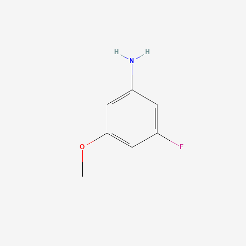 3-Fluoro-5-methoxyaniline (CAS: 2339-58-4) - Chemical Structure and Molecular Formula 