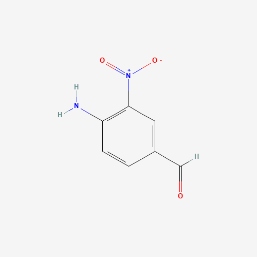 4-Amino-3-nitrobenzaldehyde (CAS: 51818-99-6) - Chemical Structure and Molecular Formula 