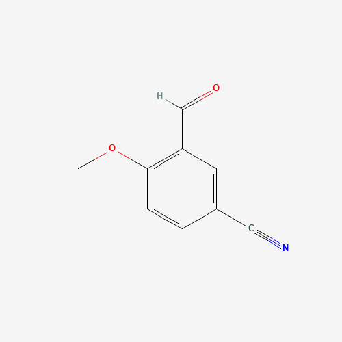 5-Cyano-2-methoxybenzaldehyde (CAS: 21962-53-8) - Chemical Structure and Molecular Formula 