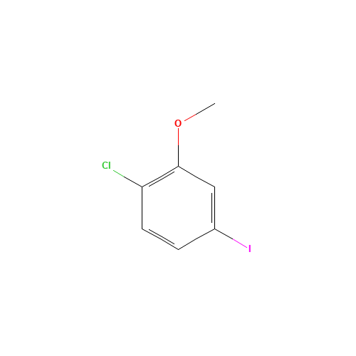 2-Chloro-5-iodo-1-methoxybenzene (CAS: 161949-50-4) - Chemical Structure and Molecular Formula 