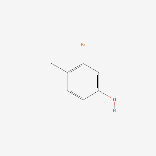 3-BROMO-4-METHYLPHENOL (CAS: 60710-39-6) - Chemical Structure and Molecular Formula 