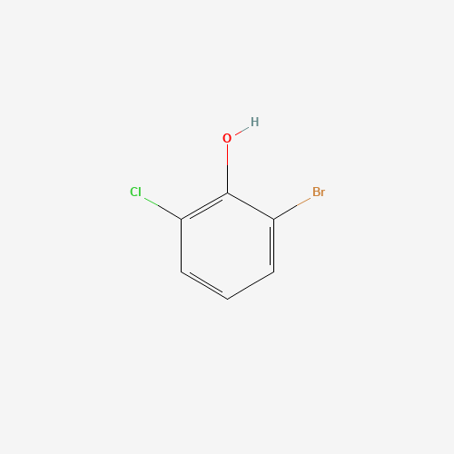 2-bromo-6-chloro-phenol (CAS: 2040-88-2) - Chemical Structure and Molecular Formula 