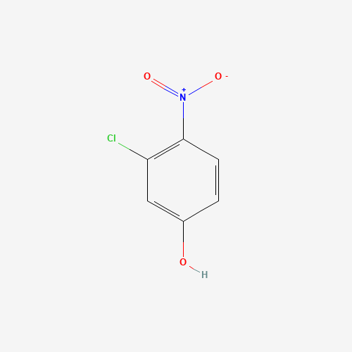 3-chloro-4-nitrophenol (CAS: 491-11-2) - Chemical Structure and Molecular Formula 