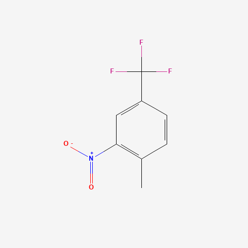 4-METHYL-3-NITROBENZOTRIFLUORIDE (CAS: 65754-26-9) - Chemical Structure and Molecular Formula 