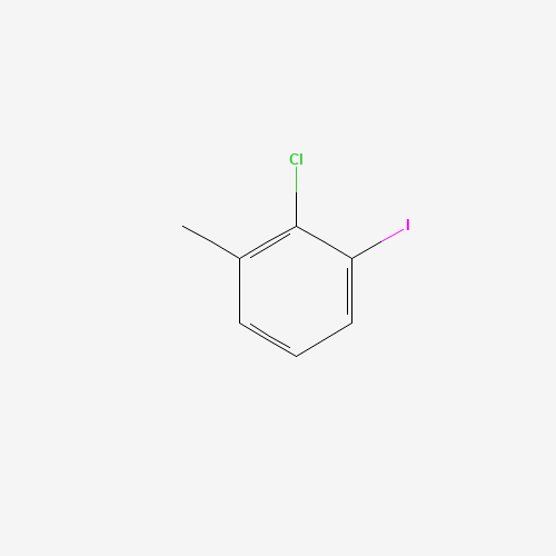 1-IODO-2-CHLORO-3-METHYL-BENZENE (CAS: 116632-40-7) - Chemical Structure and Molecular Formula 