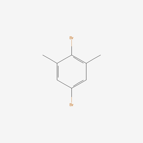 1,4-DIBROMO-2,6-DIMETHYLBENZENE (CAS: 100189-84-2) - Chemical Structure and Molecular Formula 