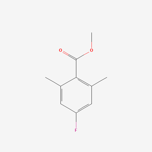 methyl 4-fluoro-2,6-dimethyl-benzoate (CAS: 14659-60-0) - Chemical Structure and Molecular Formula 