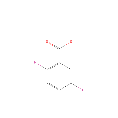 METHYL 2,5-DIFLUOROBENZOATE (CAS: 362601-90-9) - Chemical Structure and Molecular Formula 
