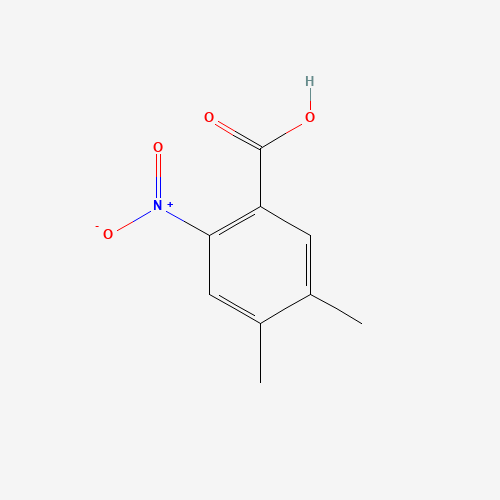 3,4-DIMETHYL-6-NITROBENZOIC ACID (CAS: 4315-14-4) - Chemical Structure and Molecular Formula 