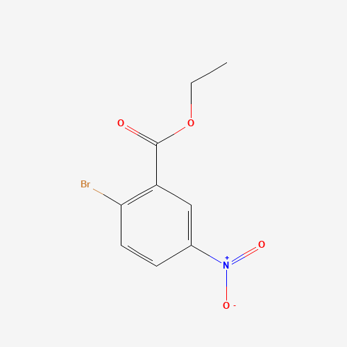 Ethyl 2-broMo-5-nitrobenzoate (CAS: 208176-31-2) - Chemical Structure and Molecular Formula 