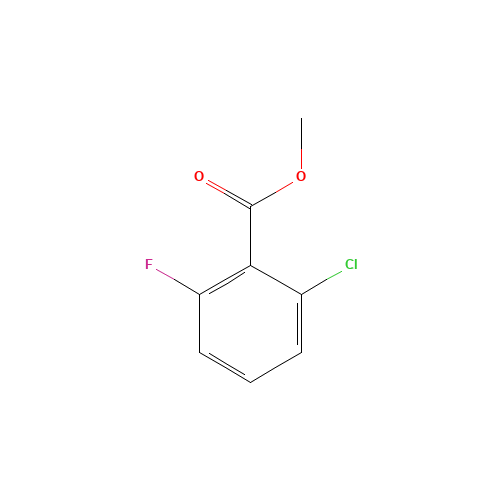 methyl 2-chloro-6-fluorobenzoate (CAS: 151360-57-5) - Chemical Structure and Molecular Formula 