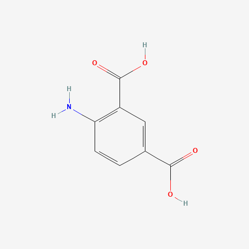 4-Aminoisophthalic acid (CAS: 33890-03-8) - Chemical Structure and Molecular Formula 
