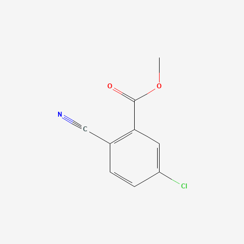 METHYL 5-CHLORO-2-CYANOBENZOATE (CAS: 439117-38-1) - Chemical Structure and Molecular Formula 