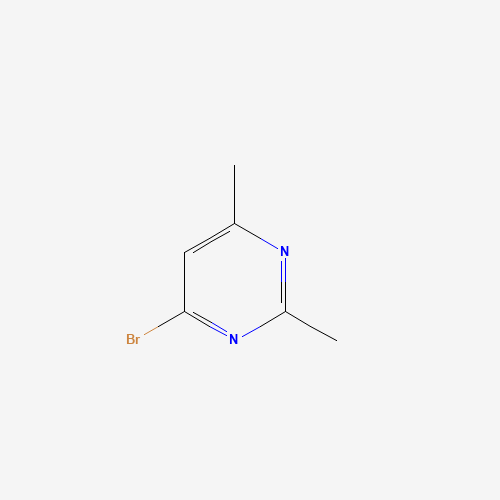 4-BROMO-2,6-DIMETHYLPYRIMIDINE (CAS: 354574-56-4) - Chemical Structure and Molecular Formula 