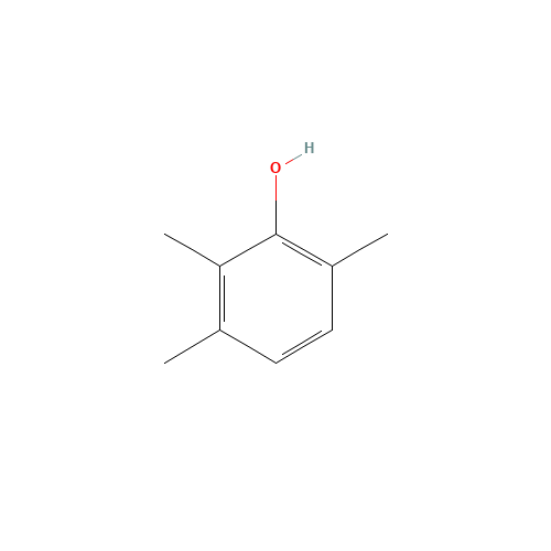 2,3,6-Trimethylphenol (CAS: 2416-94-6) - Chemical Structure and Molecular Formula 