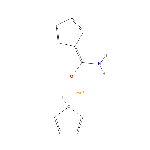 Ferrocenecarboxamide (CAS: 1287-17-8) - Chemical Structure and Molecular Formula 