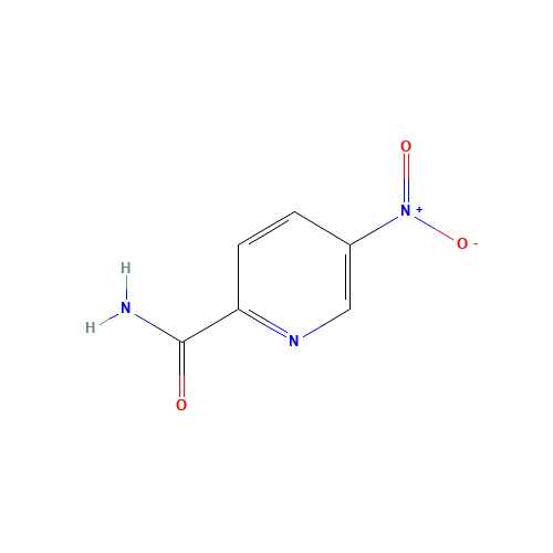 5-Nitropyridine-2-carboxamide (CAS: 59290-34-5) - Chemical Structure and Molecular Formula 