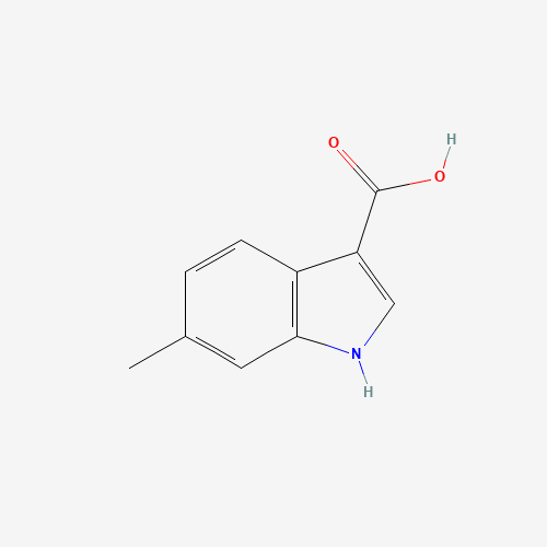 6-METHYLINDOLE-3-CARBOXYLIC ACID (CAS: 209920-43-4) - Chemical Structure and Molecular Formula 