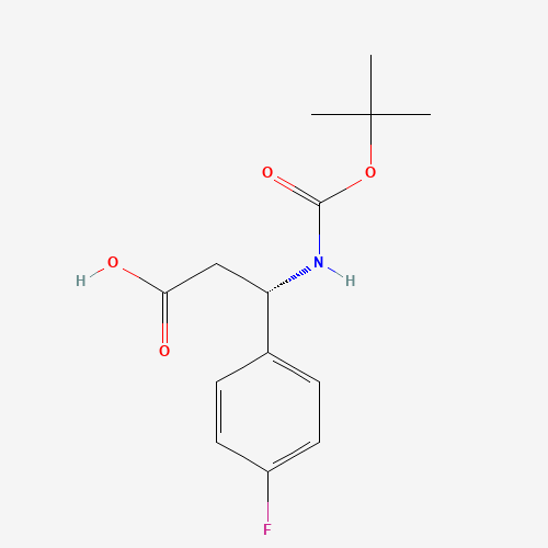 BOC-(S)-3-AMINO-3-(4-FLUORO-PHENYL)-PROPIONIC ACID (CAS: 479064-88-5) - Related Chemical Product