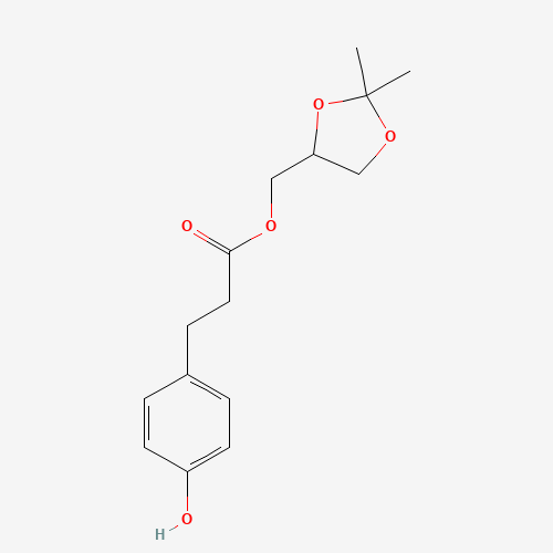BENZENEPROPANOIC ACID,4-HYDROXY-,(2,2-DIMETHYL-1,3-DIOXOLAN-4-YL)METHYL ESTER (CAS: 133242-63-4) - Related Chemical Product