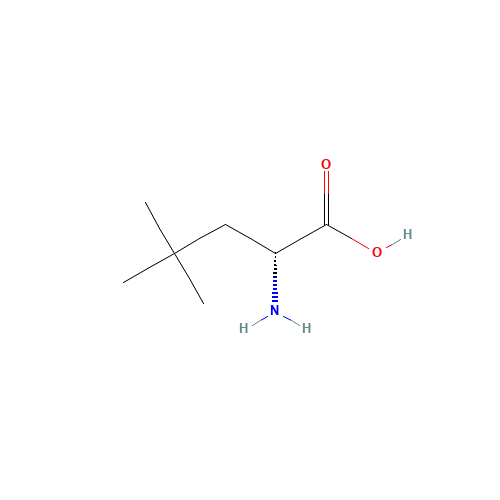 BETA-T-BUTYL-D-ALANINE (CAS: 88319-43-1) - Chemical Structure and Molecular Formula 