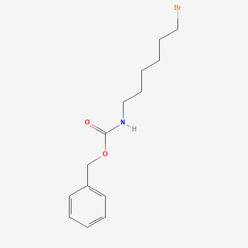 (6-BROMO-HEXYL)-CARBAMIC ACID BENZYL ESTER (CAS: 116784-97-5) - Chemical Structure and Molecular Formula 