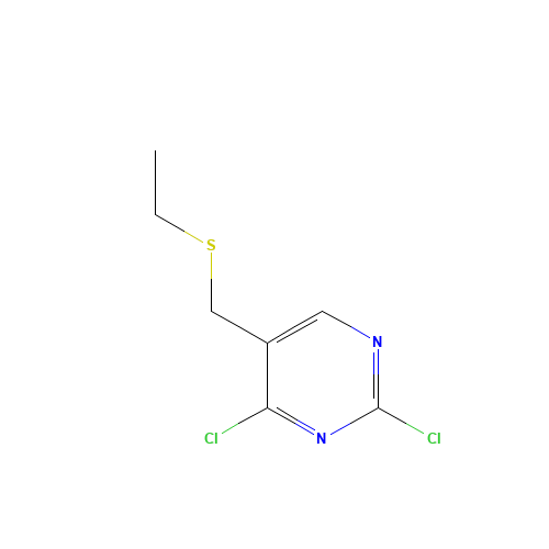 2,4-Dichloro-5-ethylsulfanylmethylpyrimidine (CAS: 108141-35-1) - Related Chemical Product