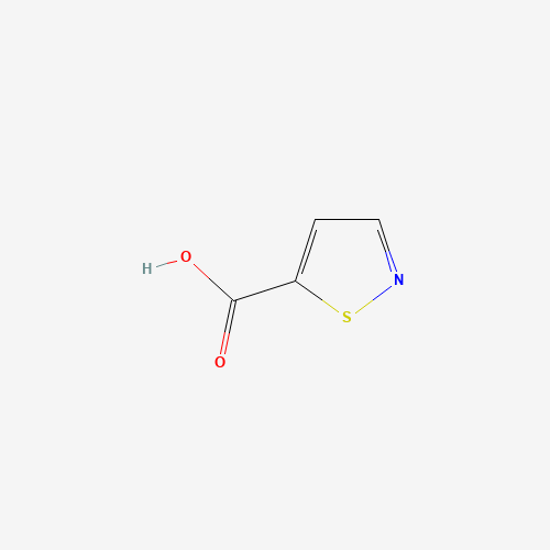 5-ISOTHIAZOLECARBOXYLIC ACID (CAS: 10271-85-9) - Chemical Structure and Molecular Formula 