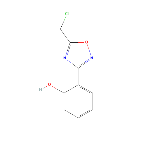 2-(5-CHLOROMETHYL-[1,2,4]OXADIAZOL-3-YL)-PHENOL (CAS: 90272-96-1) - Related Chemical Product