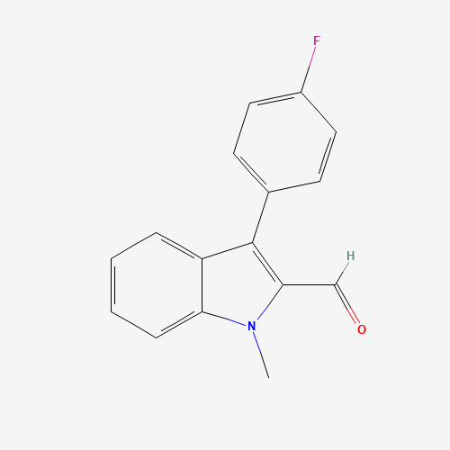 2-FORMYL-3-(4-FLUOROPHENYL)-1-N-METHYL INDOLE (CAS: 93957-42-7) - Related Chemical Product