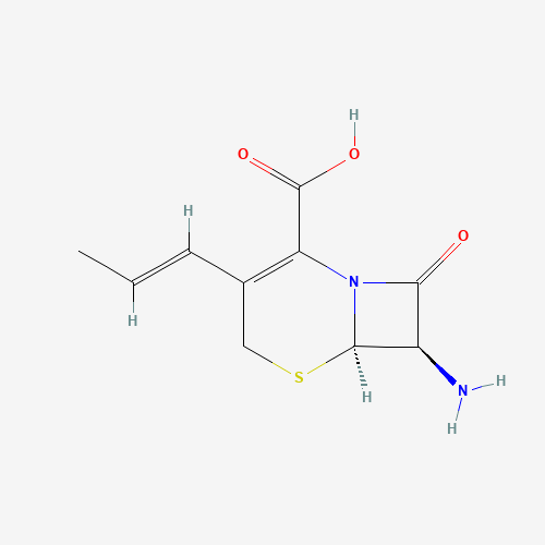Cefprozil intermediate (CAS: 120709-09-3) - Chemical Structure and Molecular Formula 