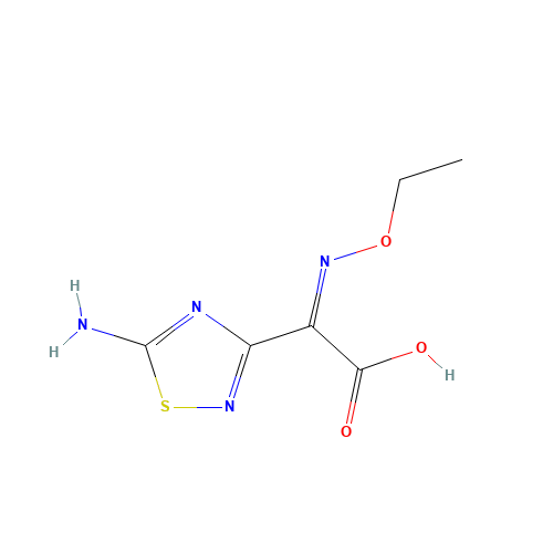 (Z)-2-(5-AMino-1,2,4-thiadiazol-3-yl)-2-ethoxyiMinoacetic acid (CAS: 75028-24-9) - Related Chemical Product