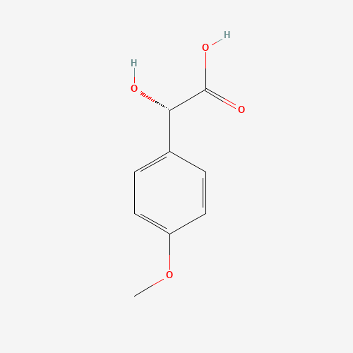 L-4-methoxymandelic acid (CAS: 75172-66-6) - Chemical Structure and Molecular Formula 