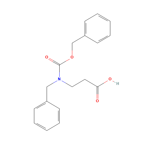 3-(benzyl-benzyloxycarbonyl-amino)propanoic acid (CAS: 252919-08-7) - Related Chemical Product
