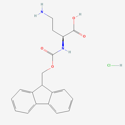 [(3S)-3-carboxy-3-(9H-fluoren-9-ylmethoxycarbonylamino)propyl]ammonium chloride (CAS: 366491-49-8) - Related Chemical Product