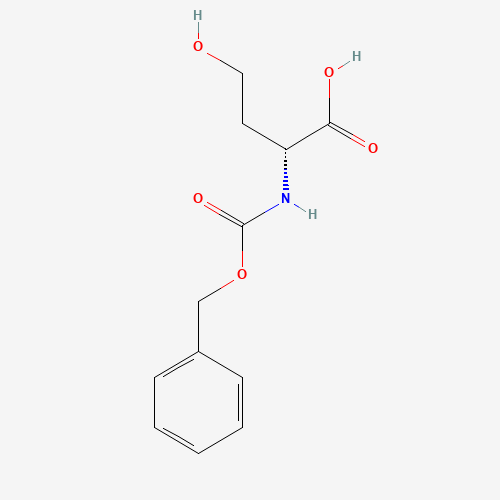 N-[(Benzyloxy)carbonyl]homoserine (CAS: 41088-85-1) - Chemical Structure and Molecular Formula 
