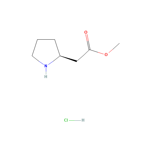 Methyl (2S)-2-pyrrolidinylacetate hydrochloride (1:1) (CAS: 259868-83-2) - Related Chemical Product