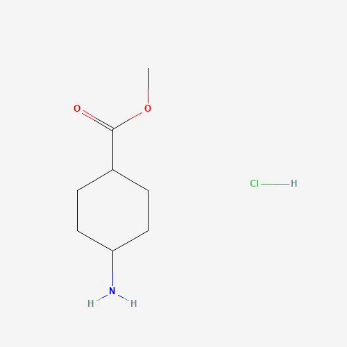 Methyl 4-aminocyclohexanecarboxylate (CAS: 61367-07-5) - Chemical Structure and Molecular Formula 
