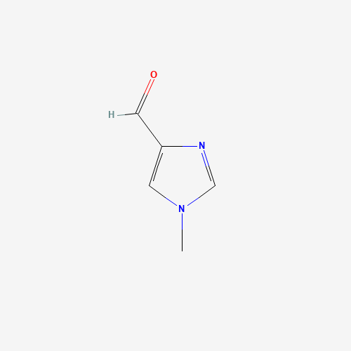 1-Methyl-1H-imidazole-4-carbaldehyde (CAS: 17289-26-8) - Chemical Structure and Molecular Formula 