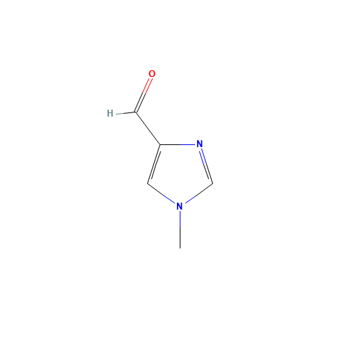 1-Methyl-1H-imidazole-4-carbaldehyde (CAS: 17289-26-8) - Chemical Structure and Molecular Formula 