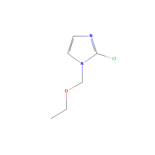 2-Chloro-1-(ethoxymethyl)-1H-imidazole (CAS: 850429-55-9) - Chemical Structure and Molecular Formula 
